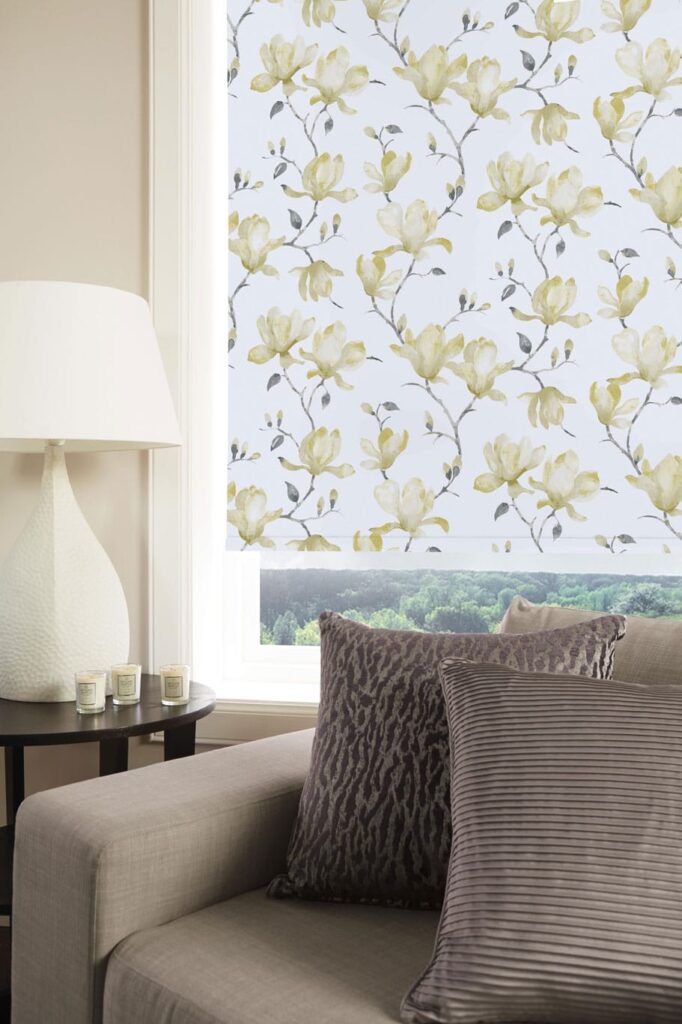 made to measure roller blinds floral design in high wycombe